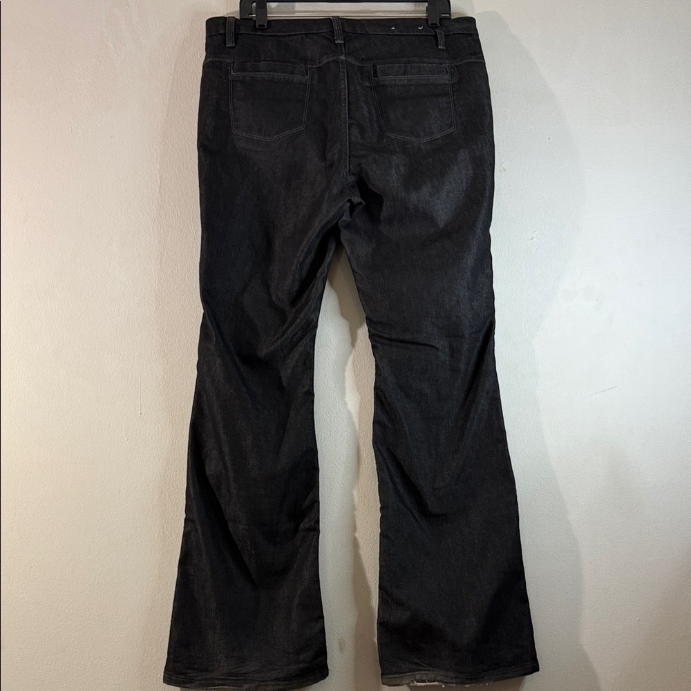 Banana Republic Bootcut Denim Jeans Dark Wash Normcore Hipster Preppy - Size 14R - Picture 5 of 13